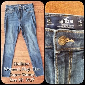 Hollister High-Rise Super Skinny Women's Jeans. Size 5R
